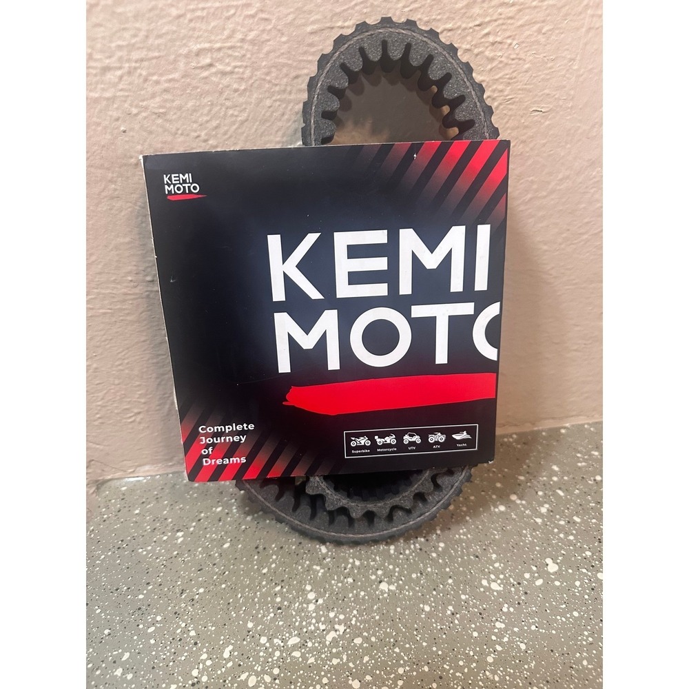 Kemi Moto CVT Drive Belt 3211077 Snowmobile Motorcycle ATV Moped‎ Replacement